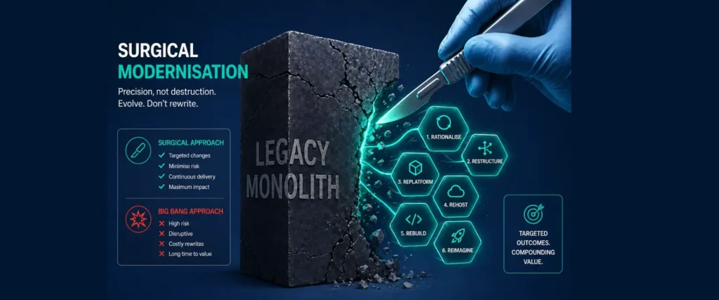 Beyond Rip and Replace — The 6R Framework for Surgical Modernization